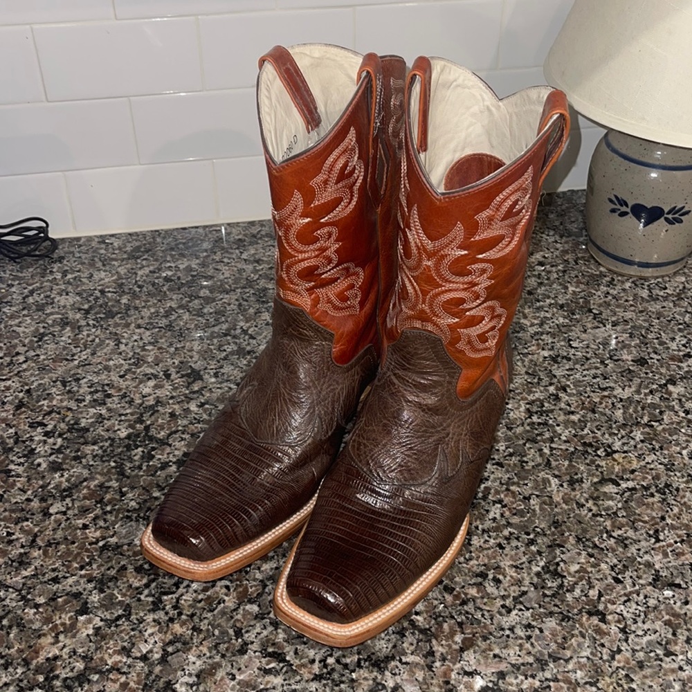 Pathfinder Men’s Western Boot by J.B. Dillon Square Toe - LIKE NEW